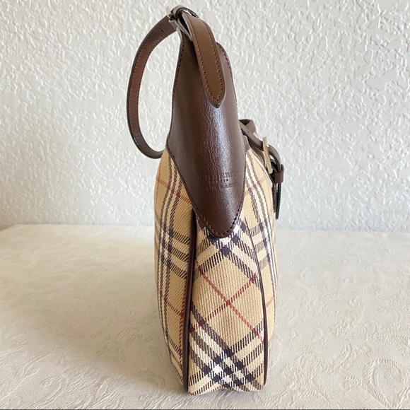 Burberry check canvas shoulder bag - Picture 2 of 11